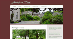 Desktop Screenshot of flemingtownhouse.ie